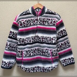 Hurley Girl Sherpa Pullover Sweater Girl Size- XL 14/16